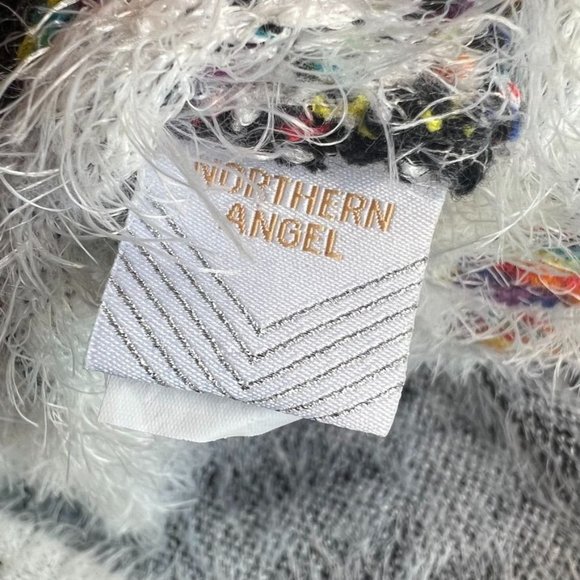 Northern Angel  Aztec/Rainbow  Fuzzy Cardigan  Size S/M - Picture 6 of 7